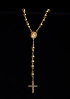 Cadena Tipo Camaándula para Mujer Oro Laminado 18K