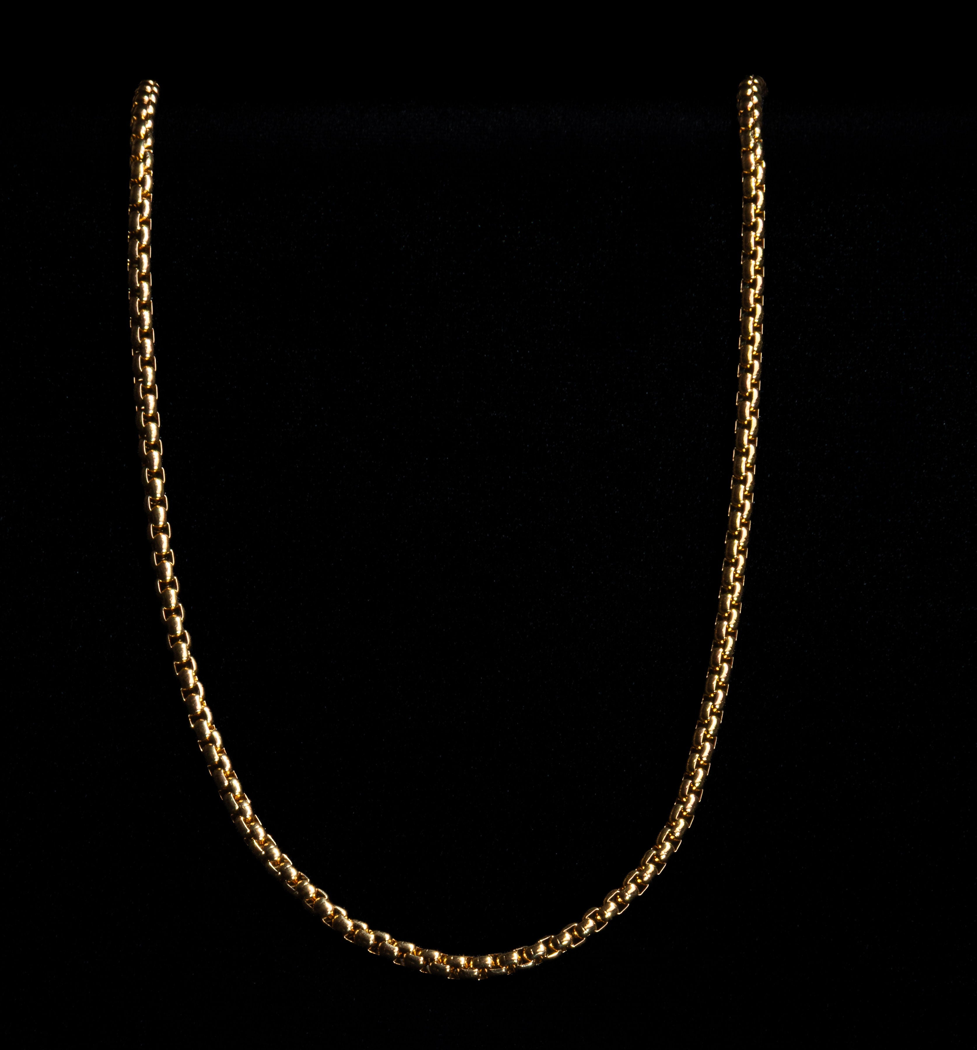 Cadena Veneciana en Oro laminado 18K italiano