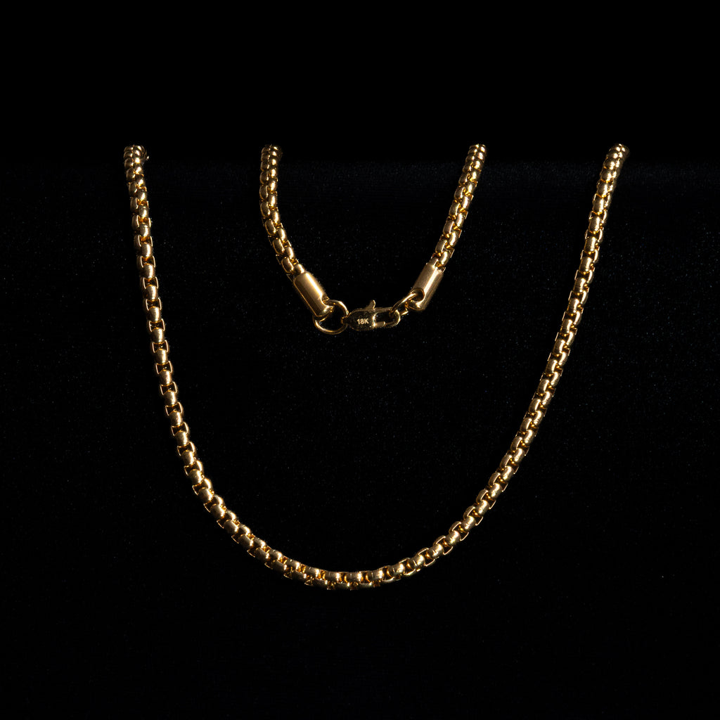 Cadena Veneciana en Oro laminado 18K italiano
