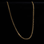 Cadena Cubana en Oro laminado 18K italiano
