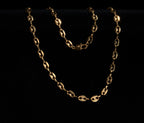 Cadena Grano de Café para Mujer en Oro Laminado 18K