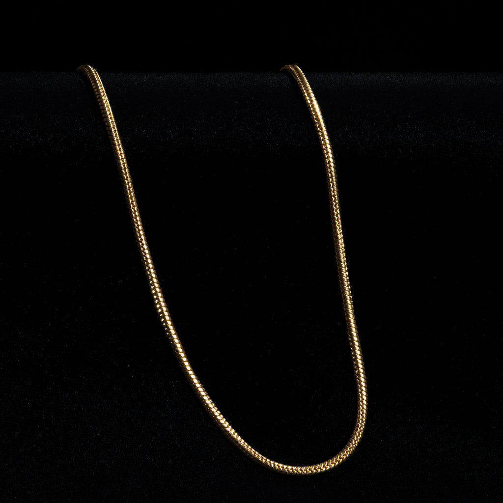 Cadena Cordón Oro Laminado 18K | 3mm x 60cm