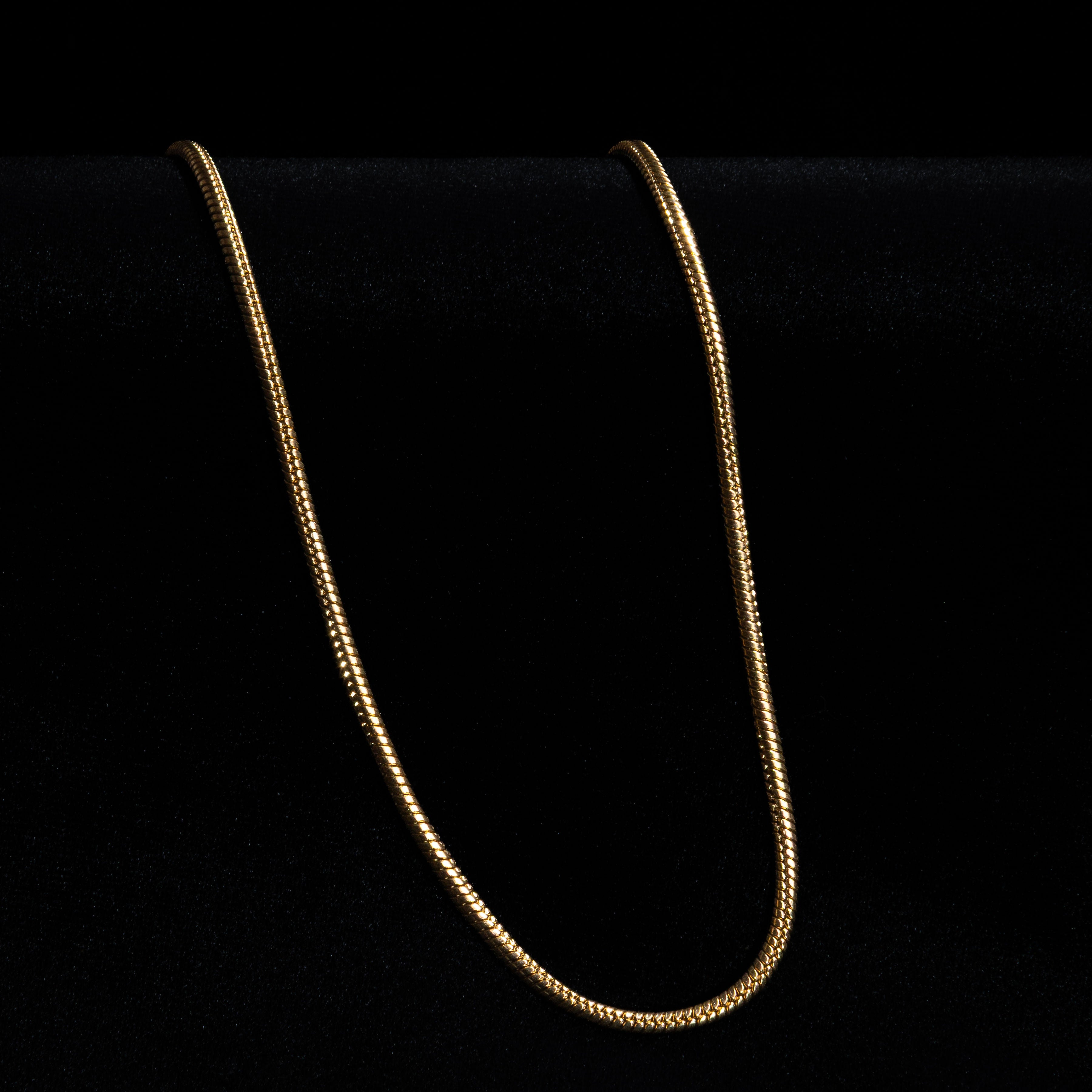 Cadena Cordón Oro Laminado 18K | 3mm x 60cm