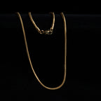 Cadena Cordón Oro Laminado 18K | 3mm x 60cm