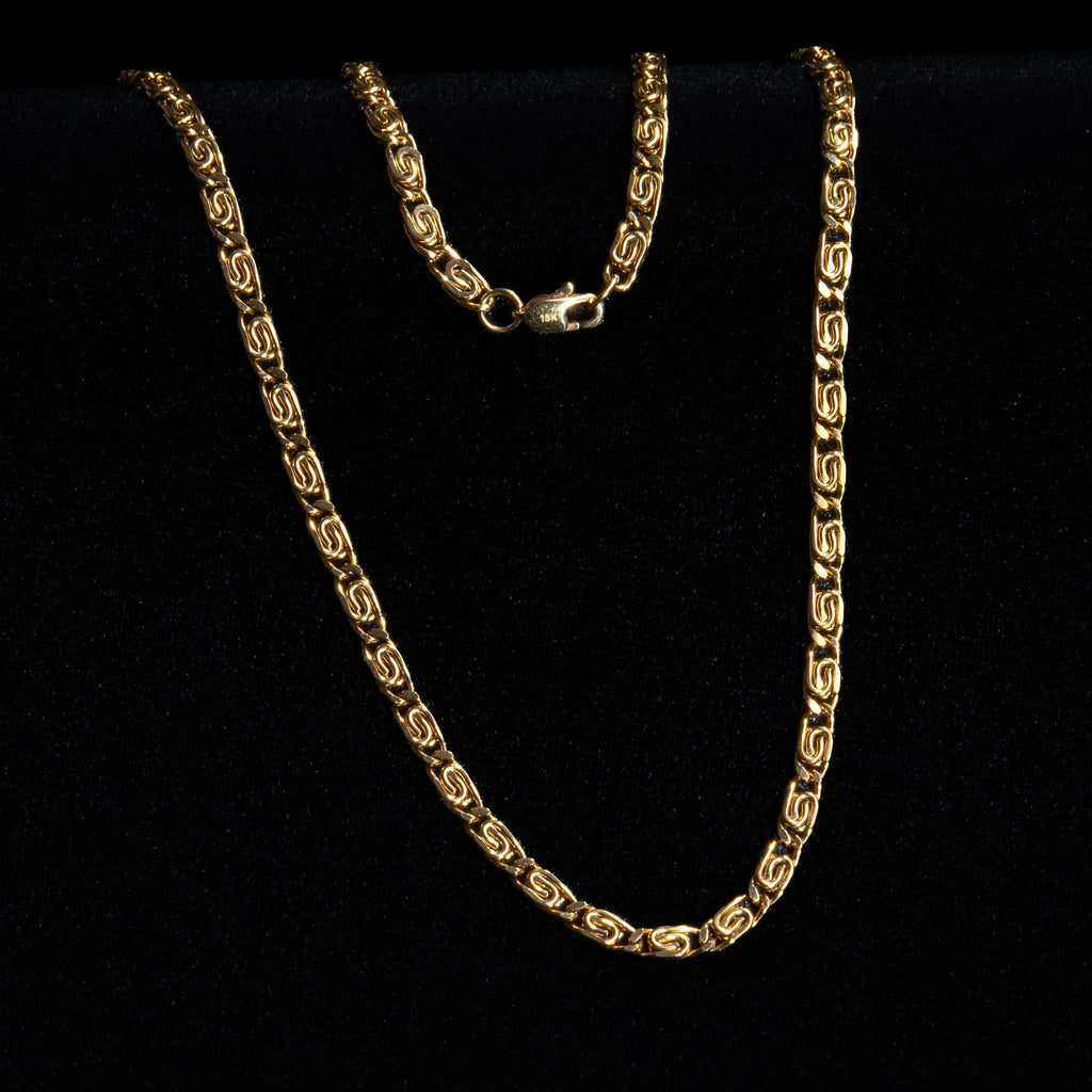 Cadena Clip Oro Laminado 18K