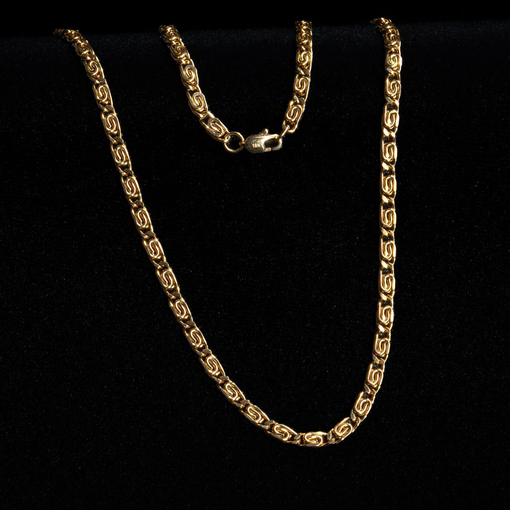 Cadena Clip Oro Laminado 18K