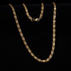 Cadena Clip Oro Laminado 18K