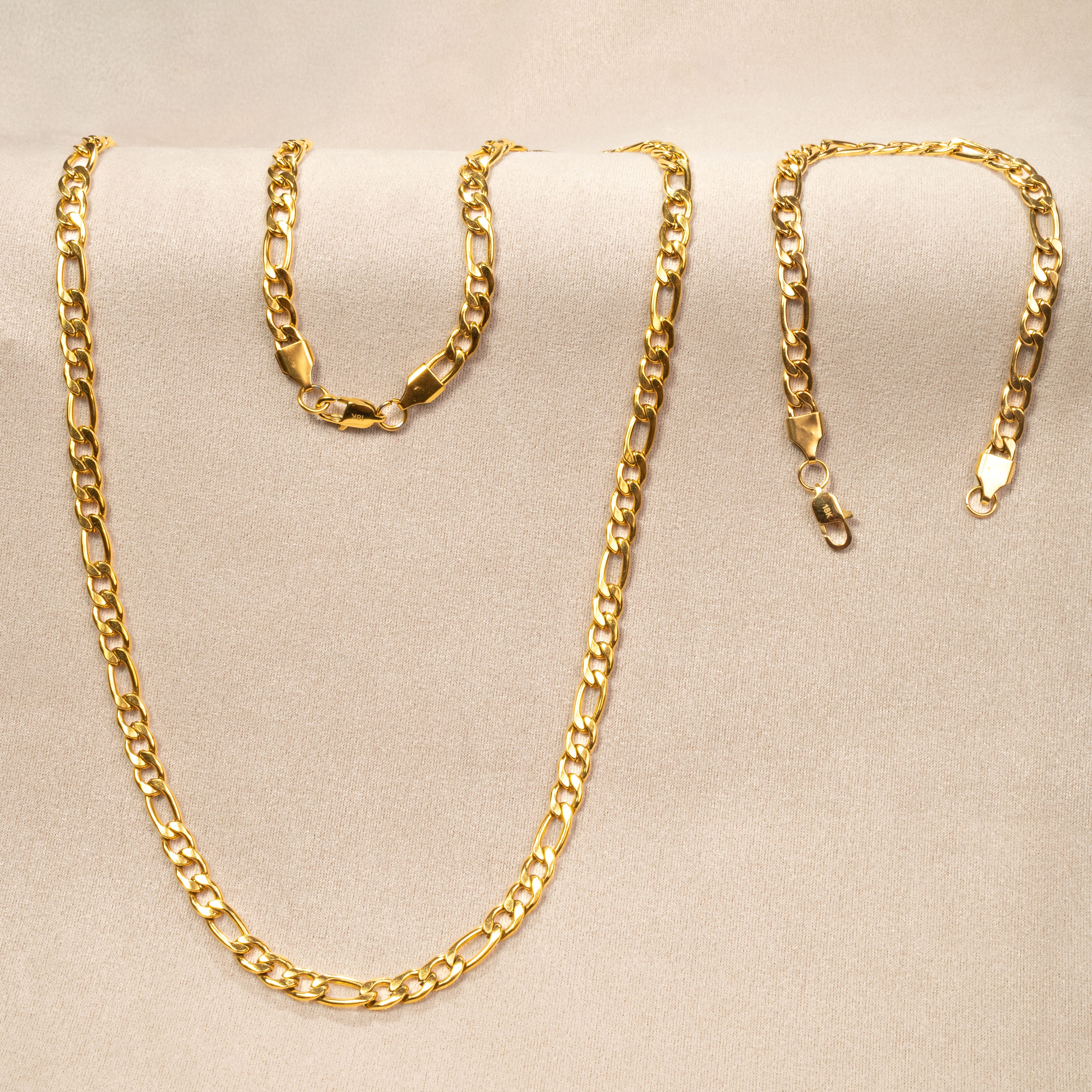Combo Cadena Cartier y Pulsera Oro Laminado 18K