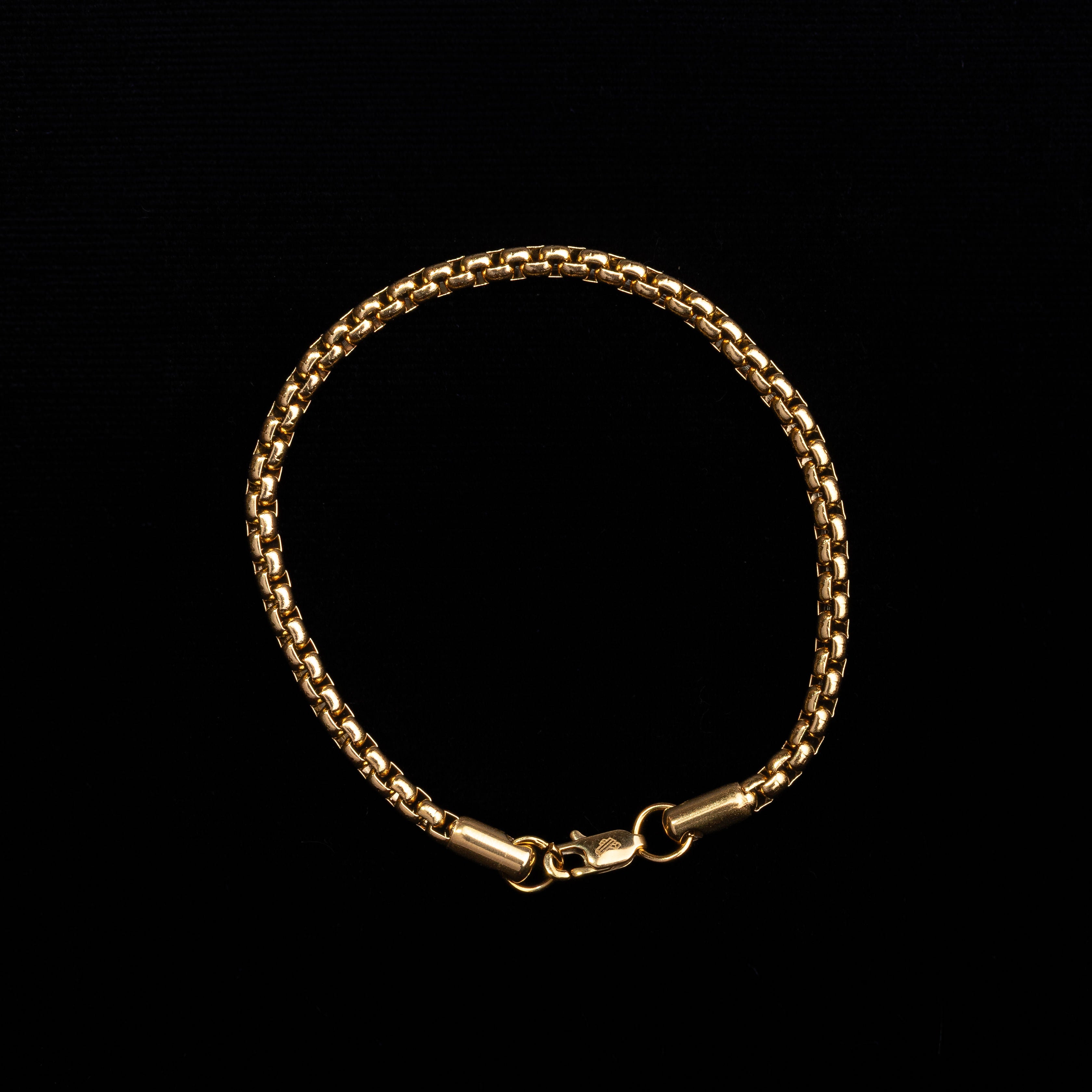Combo Cadena y Pulsera Cordón Oro Laminado 18K
