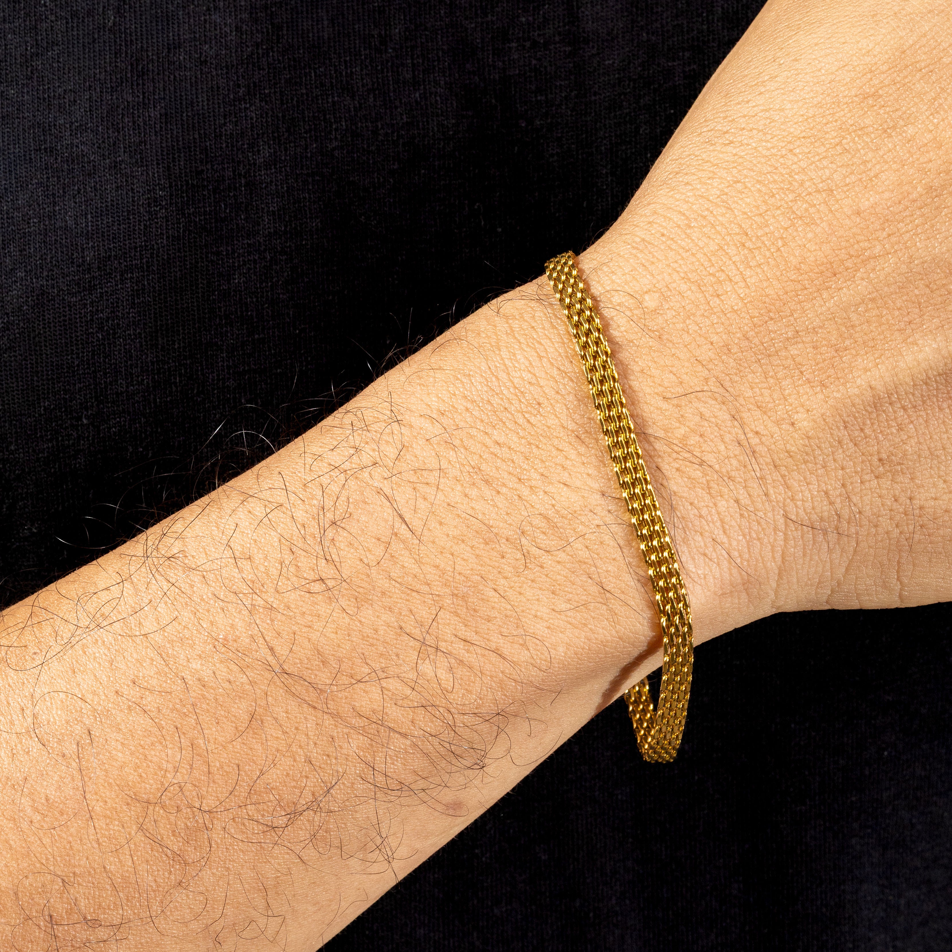 Pulsera Chinesca Oro Laminado 18K