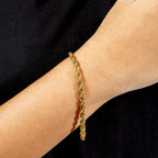 Pulsera Lazo  Oro Laminado 18K