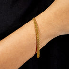 Combo Cadena y Pulsera Chinesca Oro Laminado 18K