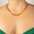 Cadena Grano de Café para Mujer en Oro Laminado 18K