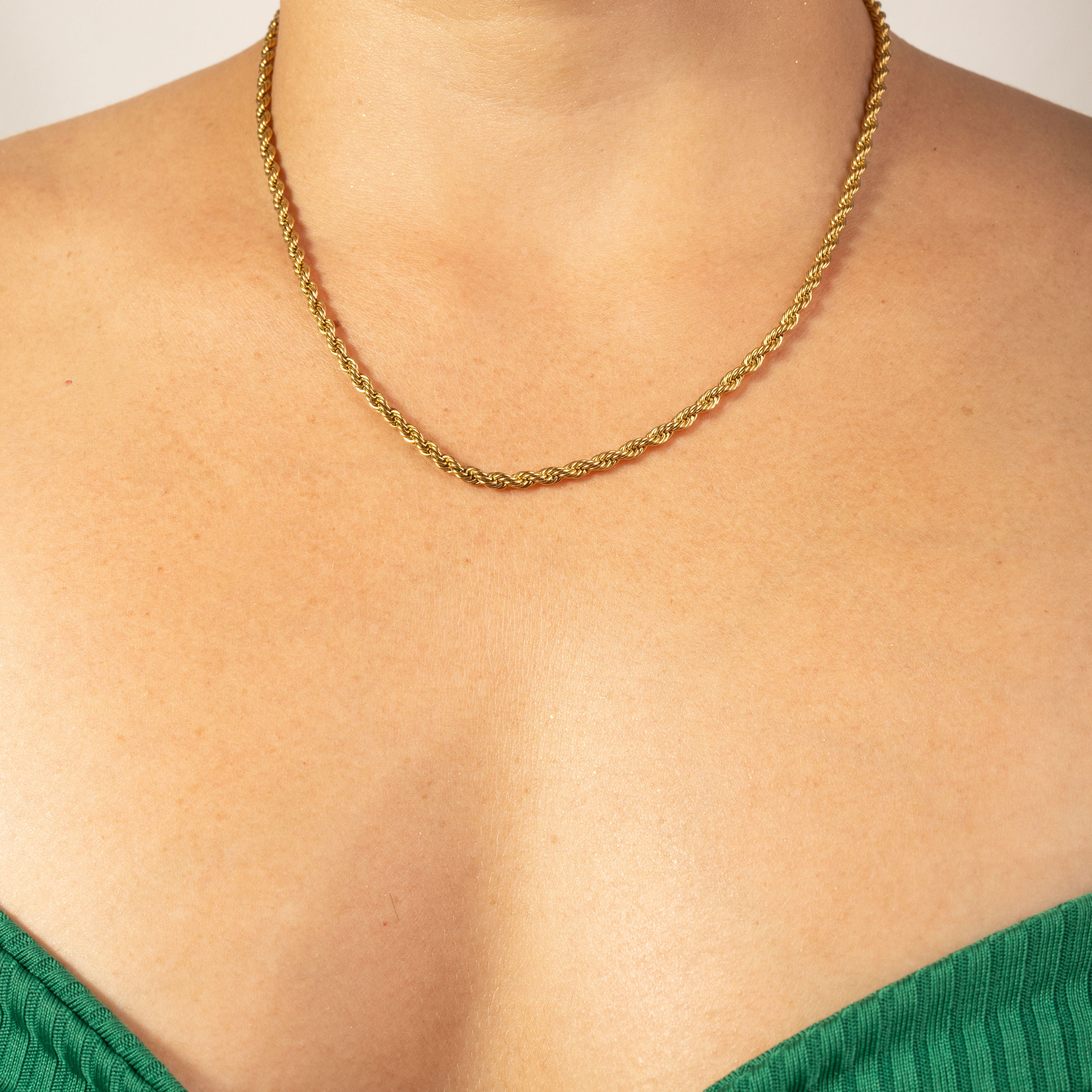 Cadena Lazo para Mujer Oro Laminado 18K