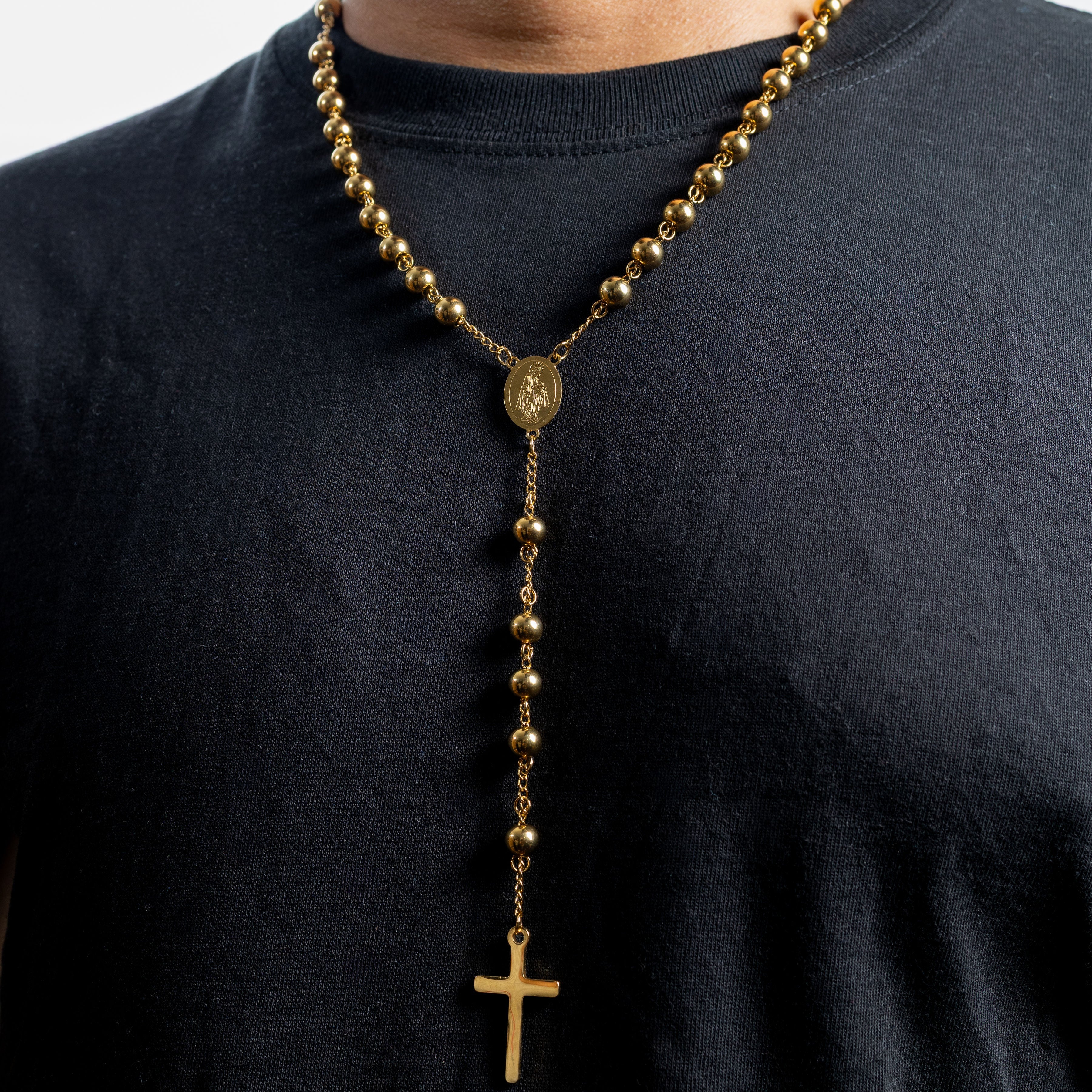 cadena tipo Camaandula Mediana en Oro laminado 18K italiano