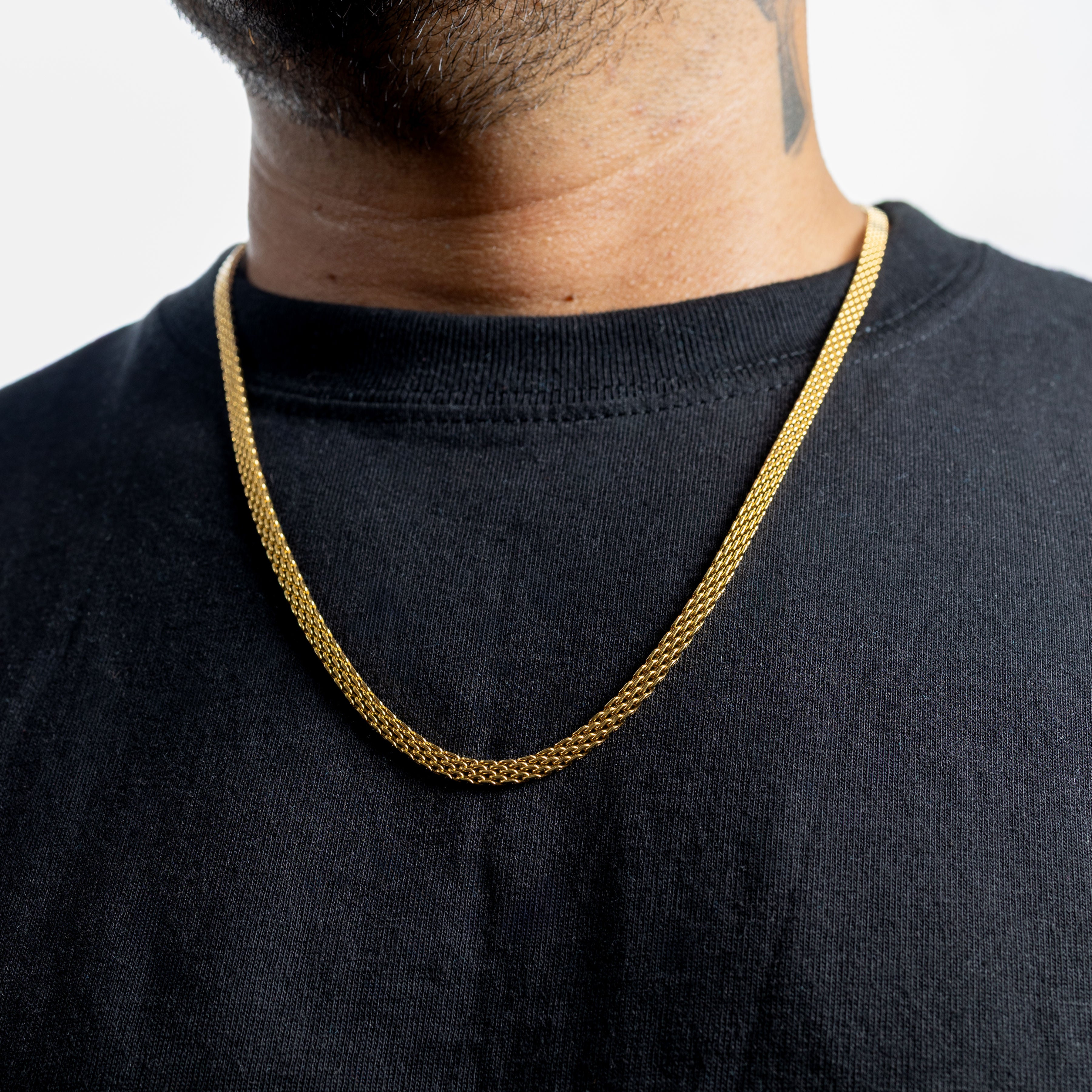 Cadena Chinesca Oro Laminado 18K