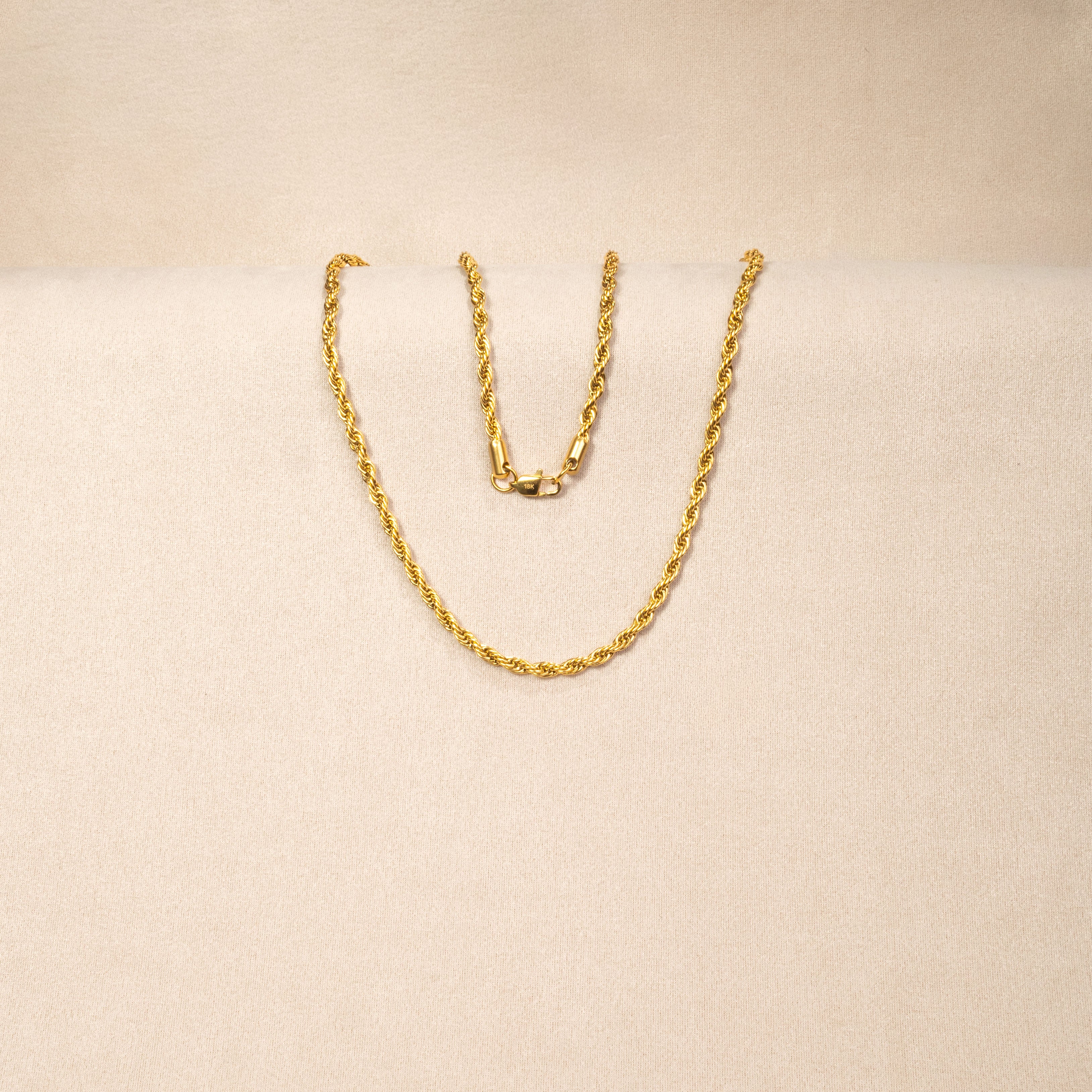Cadena Lazo para Mujer Oro Laminado 18K