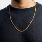 Cadena Clip Oro Laminado 18K