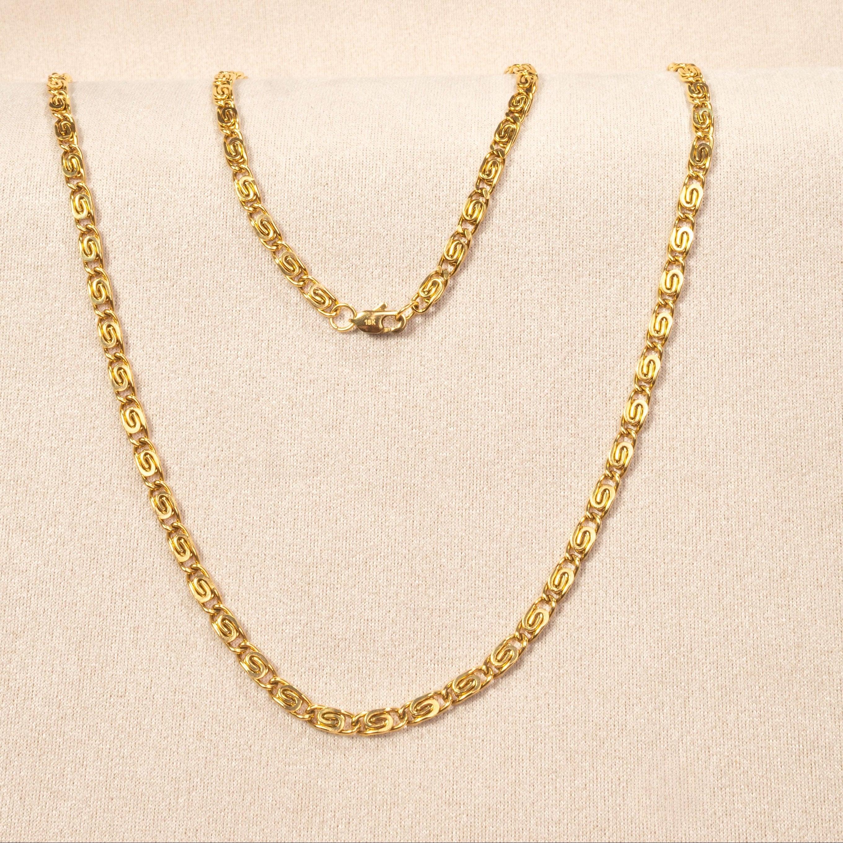 Cadena Clip para Mujer Oro Laminado 18K