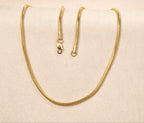 Cadena Cordón Oro Laminado 18K | 3mm x 60cm