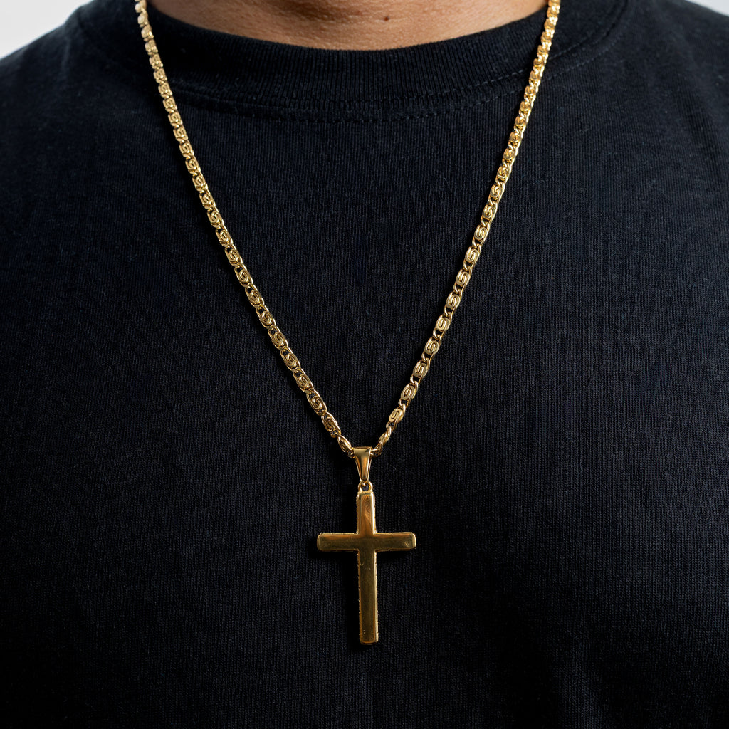Dije Cruz Egipcia Ankh Oro Laminado 18K