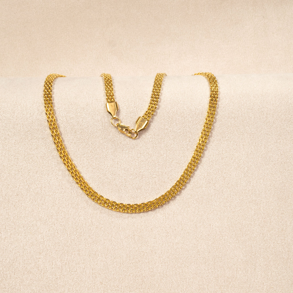 Cadena Chinesca para Mujer Oro Laminado 18K
