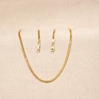 Cadena Cubana en Oro laminado 18K italiano