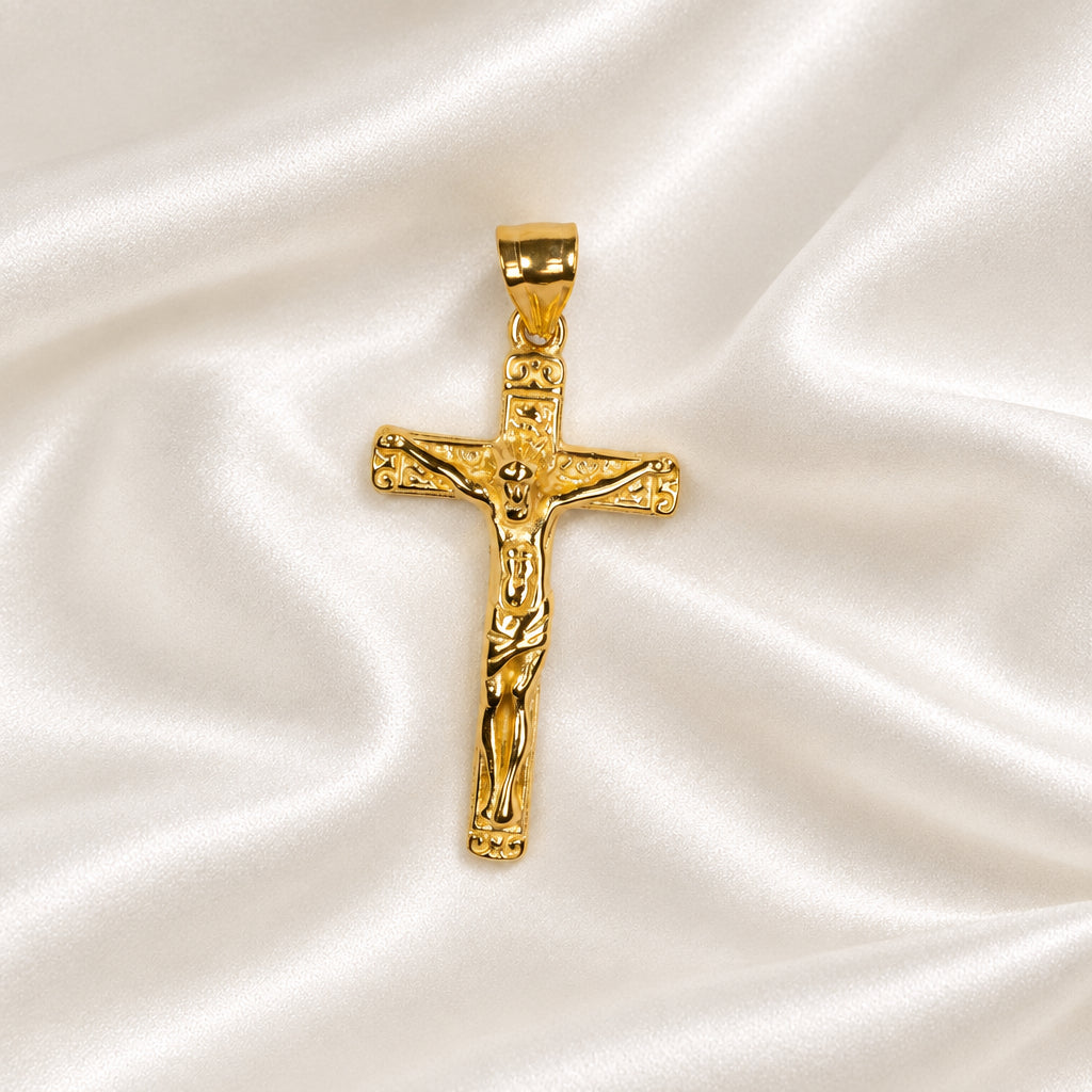 Dije Cristo Oro Laminado 18K