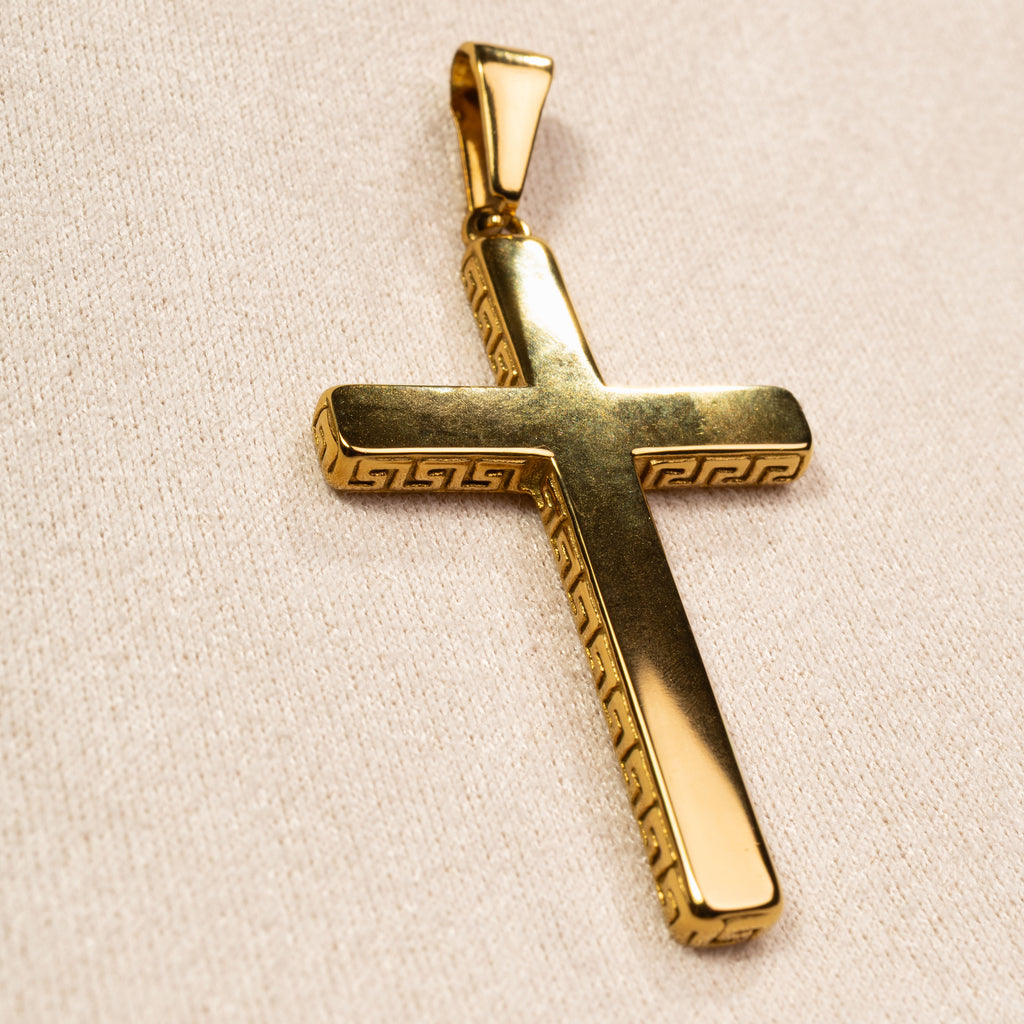 Dije Cruz Egipcia Ankh Oro Laminado 18K