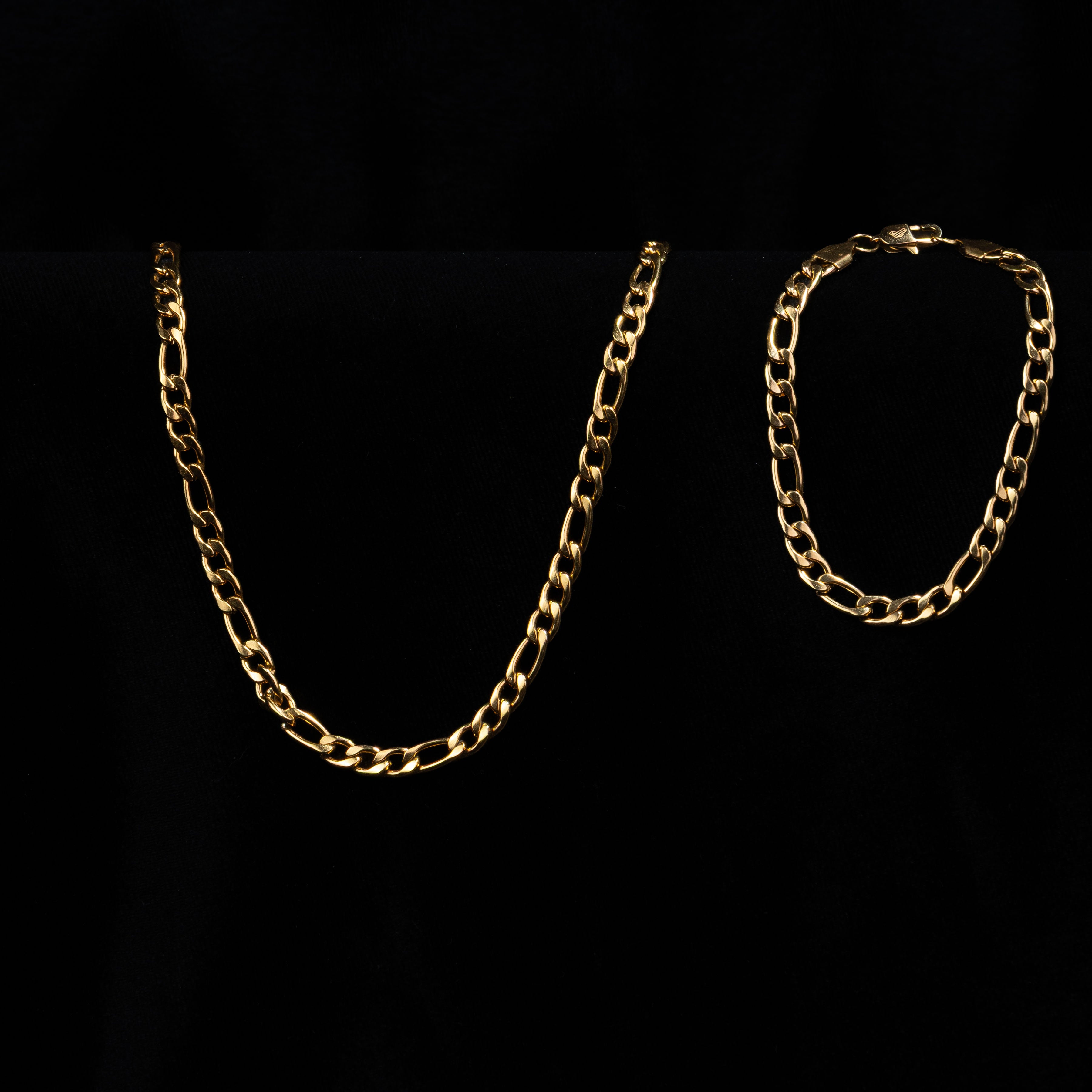 Combo Cadena Cartier y Pulsera Oro Laminado 18K