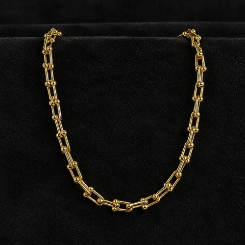 Cadena Ancla para Mujer en Oro Laminado 18K