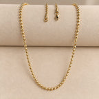 Cadena Militar para Mujer en Oro Laminado 18K