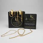 Cadena Lazo para Mujer Oro Laminado 18K