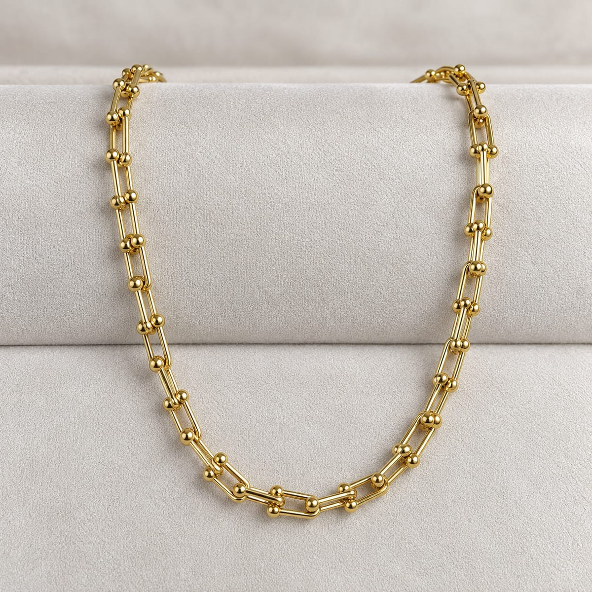 Cadena Ancla para Mujer en Oro Laminado 18K