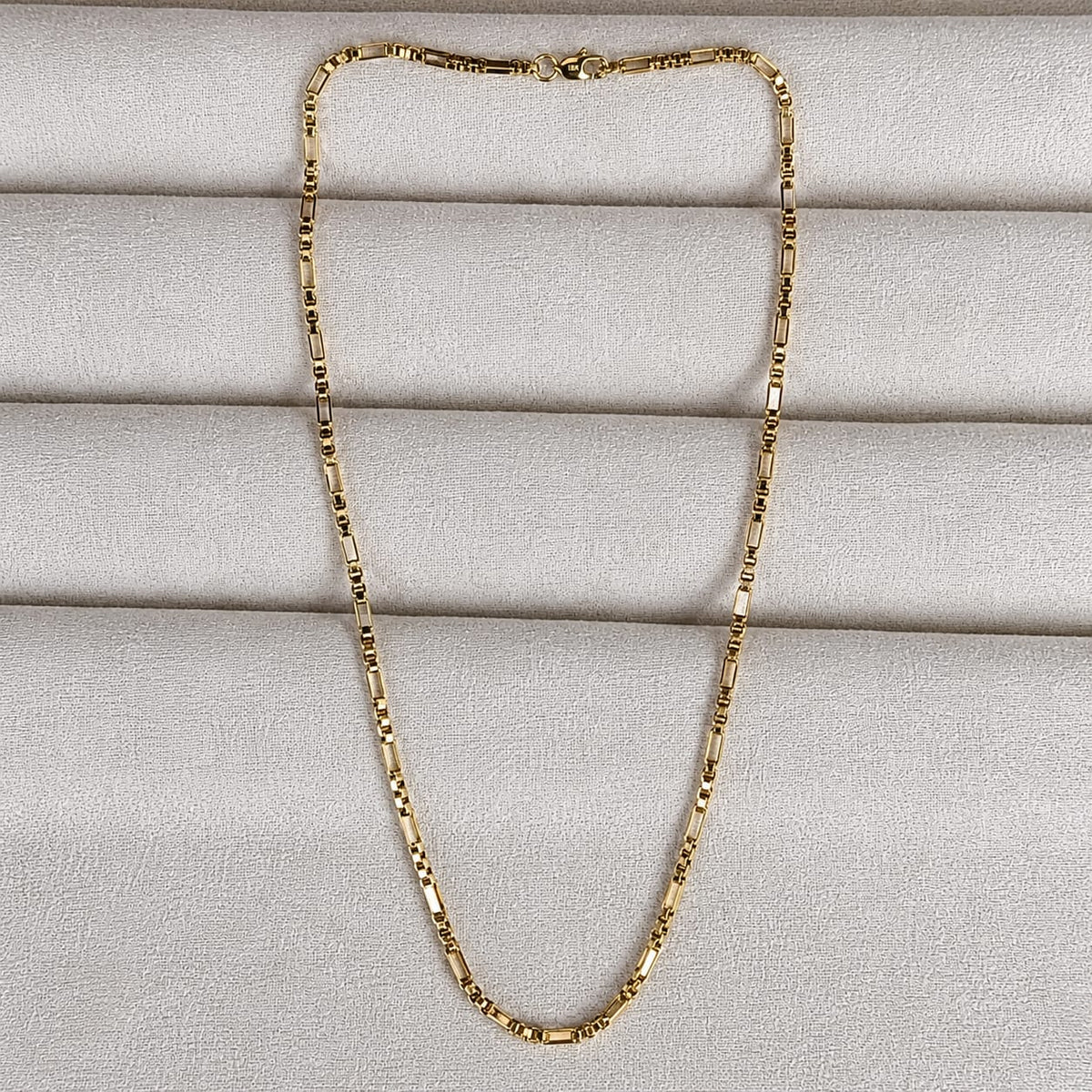 Cadena Cubos para Mujer en Oro Laminado 18K