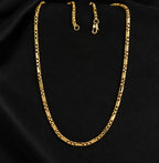 Cadena Cubos para Mujer en Oro Laminado 18K