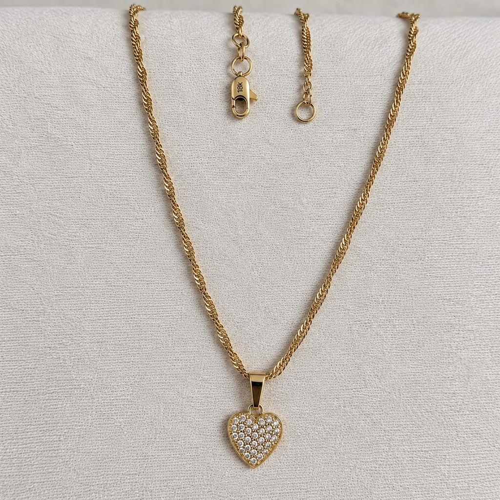 Cadena Singapur para Mujer en Oro Laminado 18K