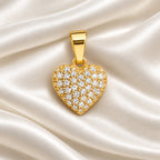 Dije Corazón Mujer en Oro Laminado 18K