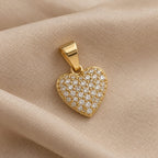 Dije Corazón Mujer en Oro Laminado 18K