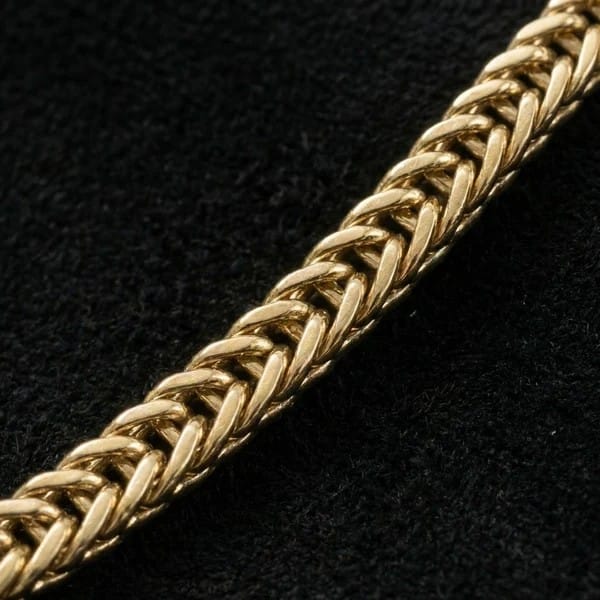 Cadena Escama para Hombre Oro Laminado 18K