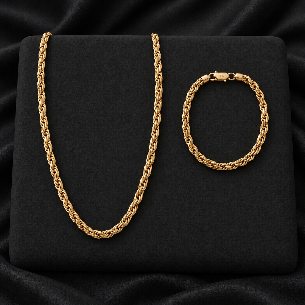 Conjunto sobre negro mate para imagen secundaria