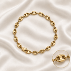 Imagen principal de la pulsera sobre satén blanco con acercamiento