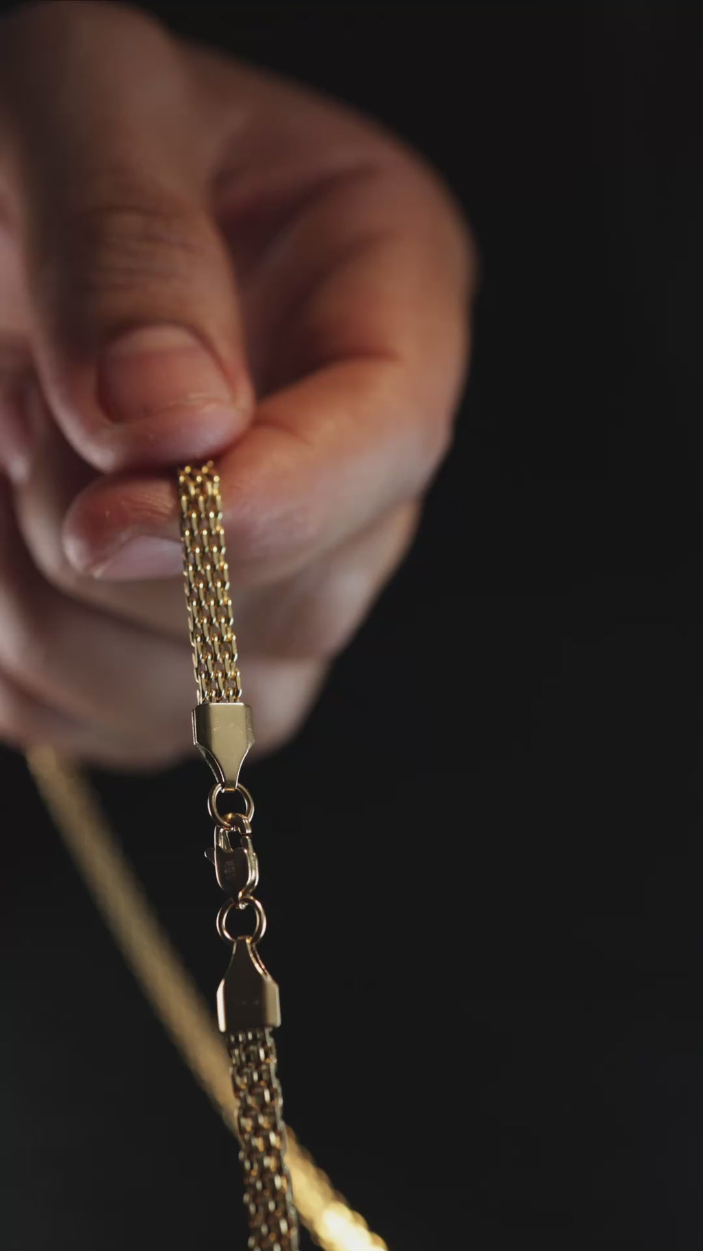 Cadena Chinesca para Mujer Oro Laminado 18K