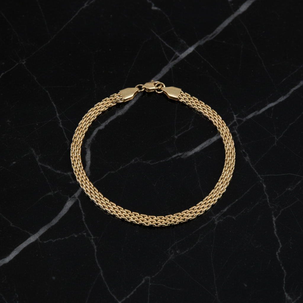 Pulsera chinesca mármol negro