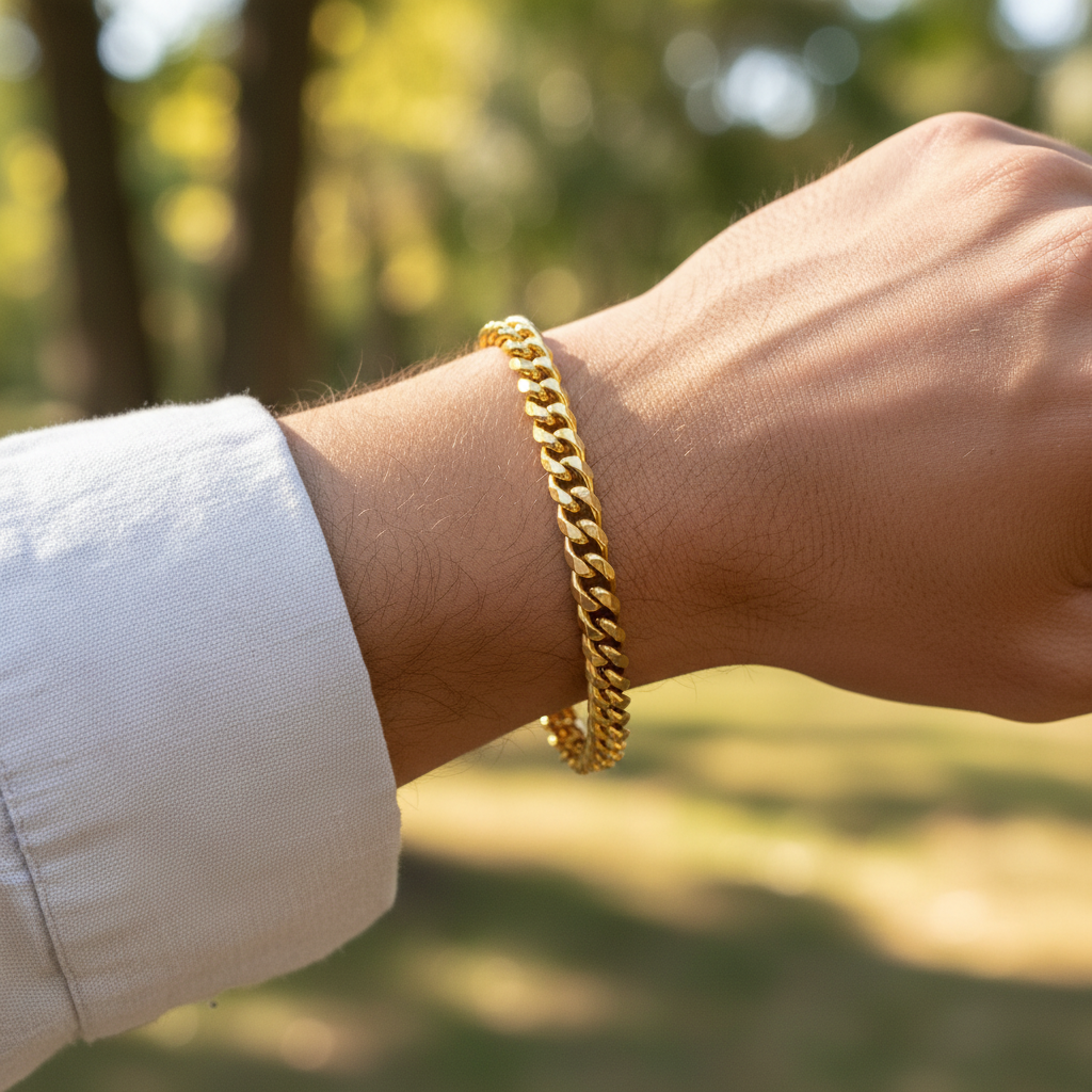Pulsera Cubana brazo sin broche